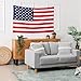 American Flag 3x5 FT Outdoor, 3x5 Foot US Flag, Vivid Color and UV Fade Resistant, Canvas Header and Double Stitched USA Flag Polyester with Brass Grommets