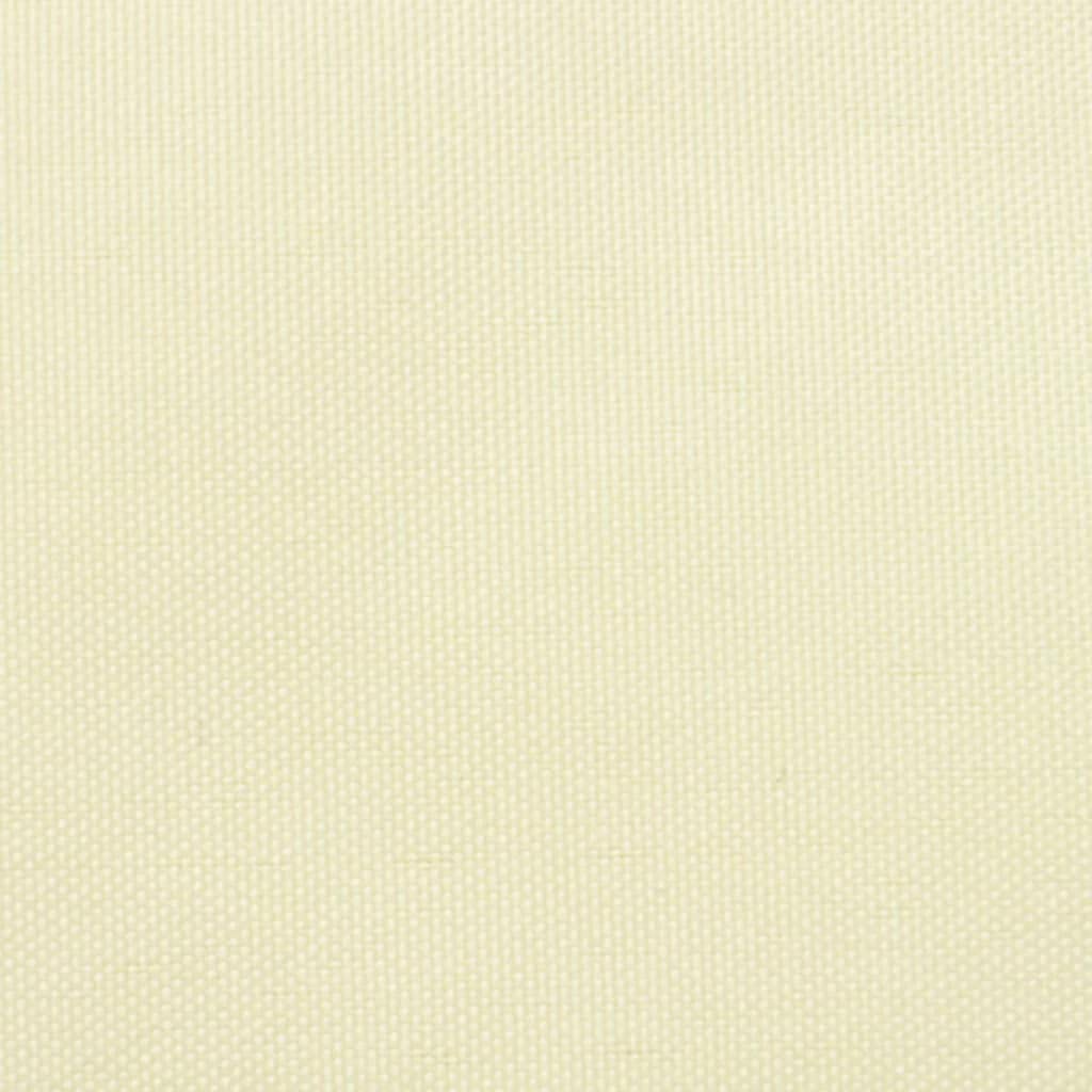 Sonnensegel Trapez 2 4x3 m Cremeweiß Oxford Gewebe Sichtschutz Terrasse UV Regen Robustes Segel für Balkon Garten und Camping