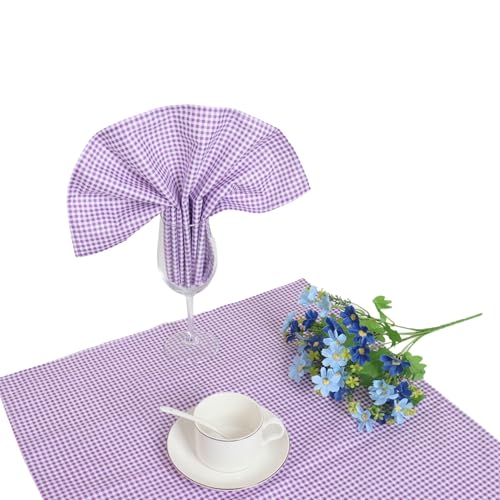 Servilletas de Tela Checkered 18x18 Pulgadas Pack x6 miniatura 6