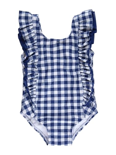 Image of RuffleButts Baby /Toddler Girls Ruffle Strap One Piece Swimsuit w /UPF 50+ Sun Protection