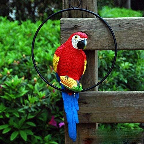 Wonderland 13 Inches Height Red Parrot For Hanging For Home / Garden & Outdoor Decor