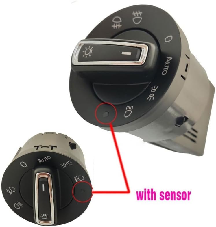 Car Headlight Fog Lamp Switch For VW Golf MK4 MK5 MK6 Passat Tiguan(C)