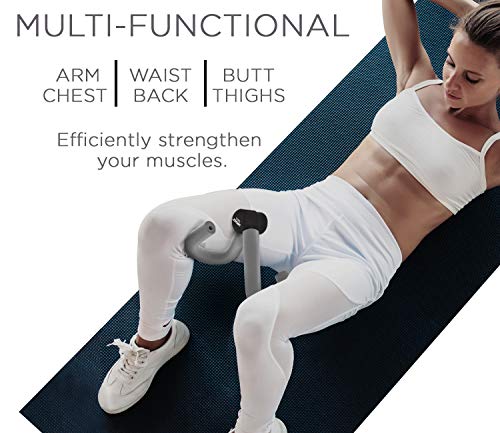 Aduro Sport Thigh Master Inner Thigh Exercise Equipment For Women, Full Size Thigh Toner Leg Exercise Trainer [Improved Version] Gray #TOP1