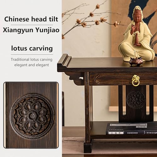 Mesa de altar budista para crear tu espacio zen de relajación 6