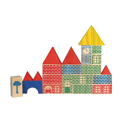 Construtor Número 1 42 Peças em Madeira a Partir de 3 Ciabrink Pequeno