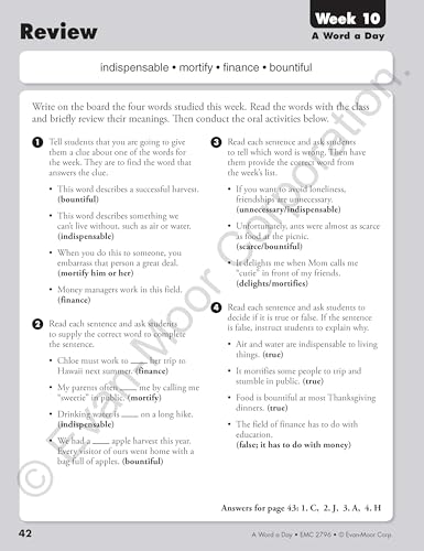 A Word a Day, Grade 6 - Image 4