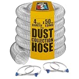 Fulton 4 in x 50 Ft Clear PVC Hose