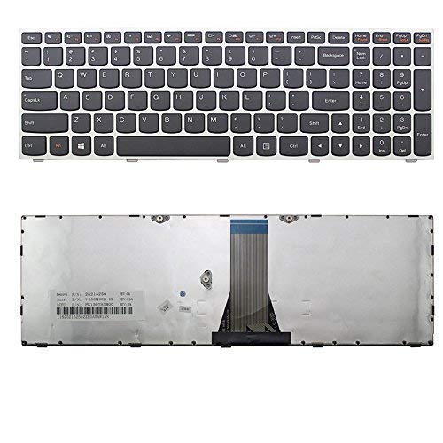 Image of Laptop Internal Keyboard Compatible for Lenovo G40 G40-30 G40-45 G40-75 G40-70 B40 Z40 P /N: 25214539 (G50-70 Silver /Black)