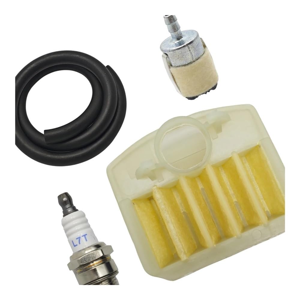 Kit bougies d'allumage filtre à air et tuyau carburant pour tronçonneuse 350 340 345