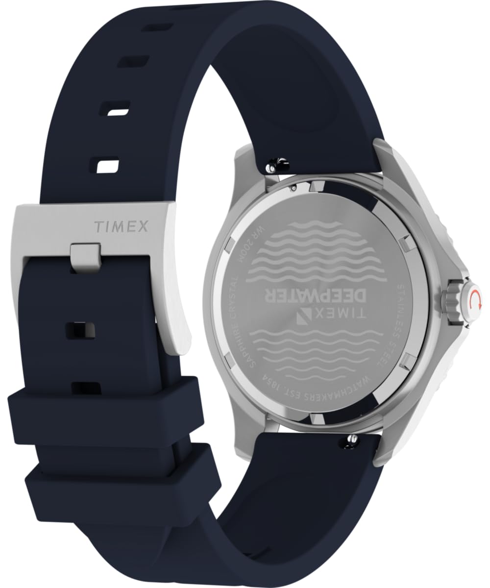 Timex Unisex Deepwater Meridian 200 38mm Rubber Strap Watch
