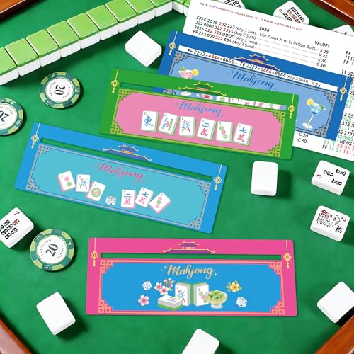 Mahjong Line Finder Card Reader, 4 Pzs Herramienta para Mahjong miniatura 4