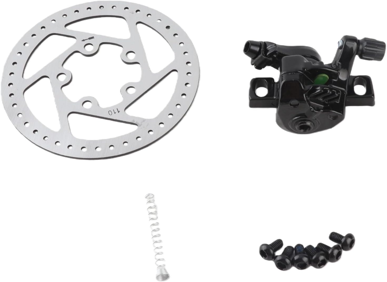 aqxreight Disc Wheel Brake Kit 110mm Rotor Replacement Compatible with XIAOMI Mijia M365/Pro Electric Scooter