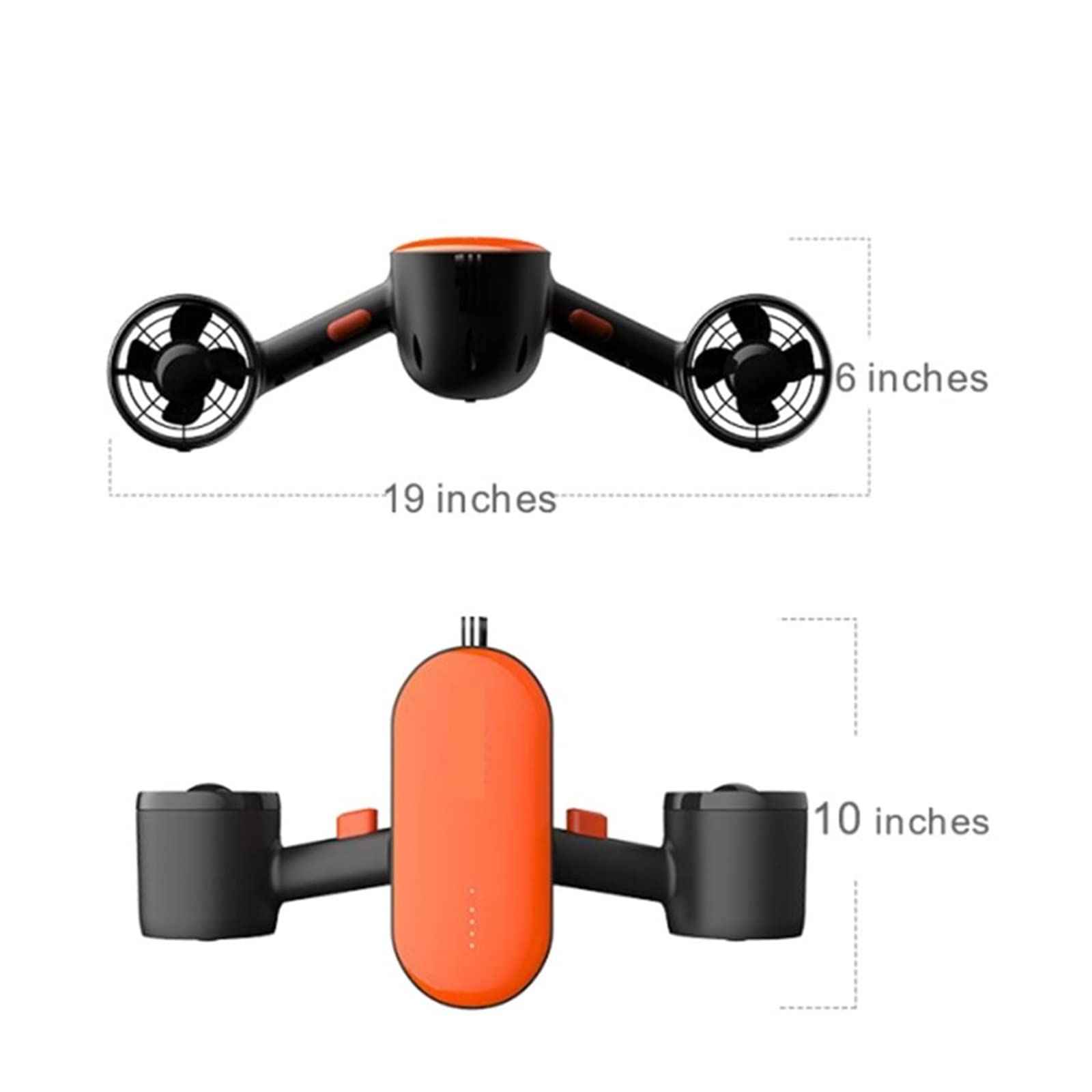 Scooter subacqueo, Sea Scooter, Attrezzatura Subacquea Doppia elica Snorkeling Diving Sea Scooter Attrezzatura for Sport Acquatici per Piscina, Immersioni e Snorkeling