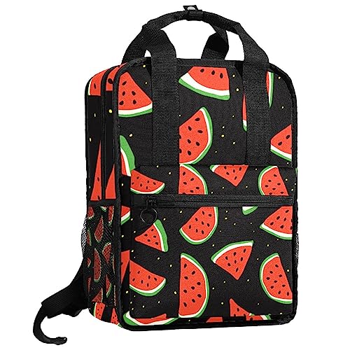 Sac à dos garçons pour l'école et les sorties motif pastèque multicolore