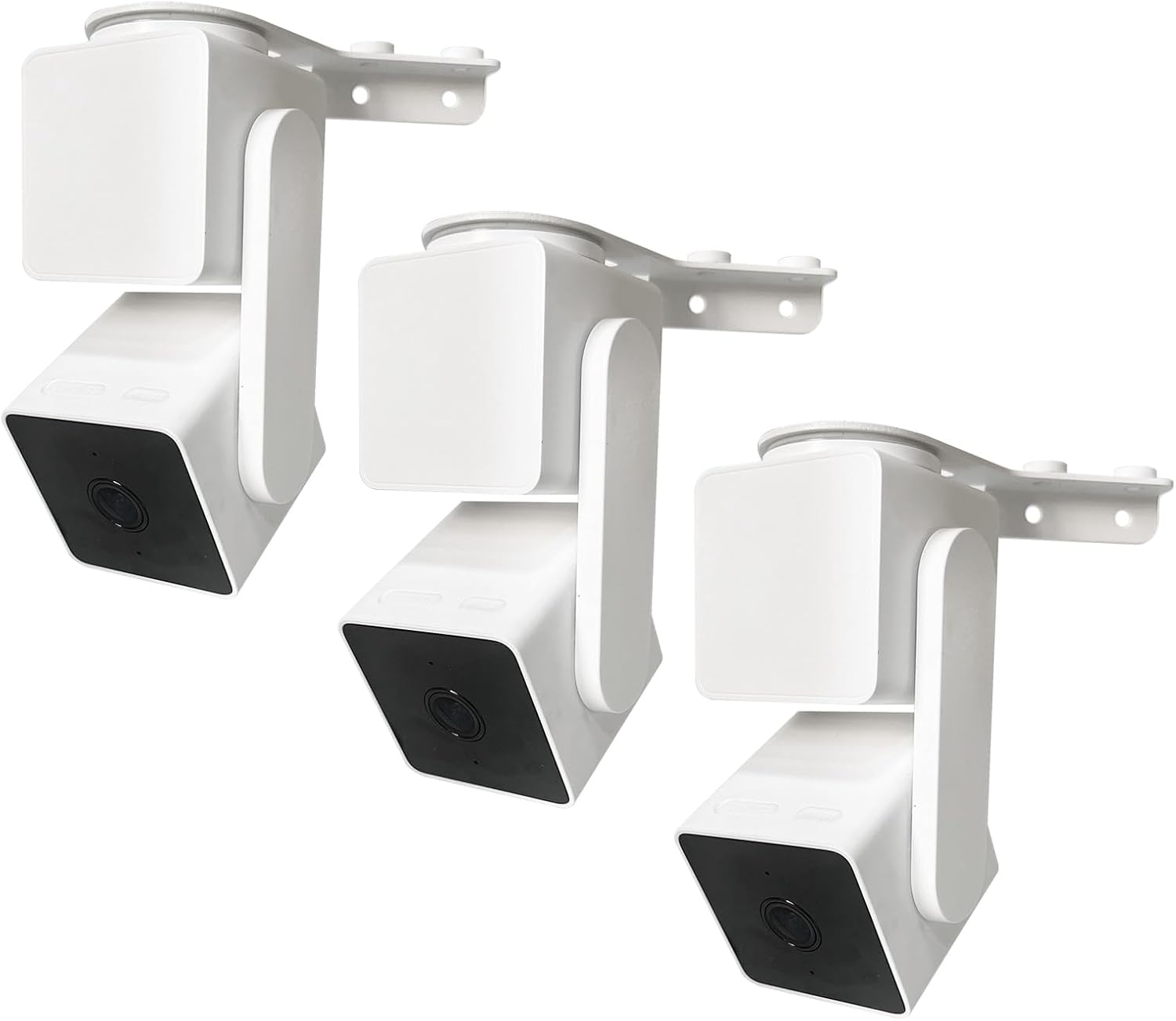 ALLICAVER Wyze Cam Pan V3 Mount, Wyze Cam Pan 270+ Degrees Outside Corner Wall Mount Bracket, Suitable for Wyze Pan Cam V3 Effectively Reduce Camera Blind Spots (Wyze Camera is NOT Included) (Pack of 3) Thumbnail