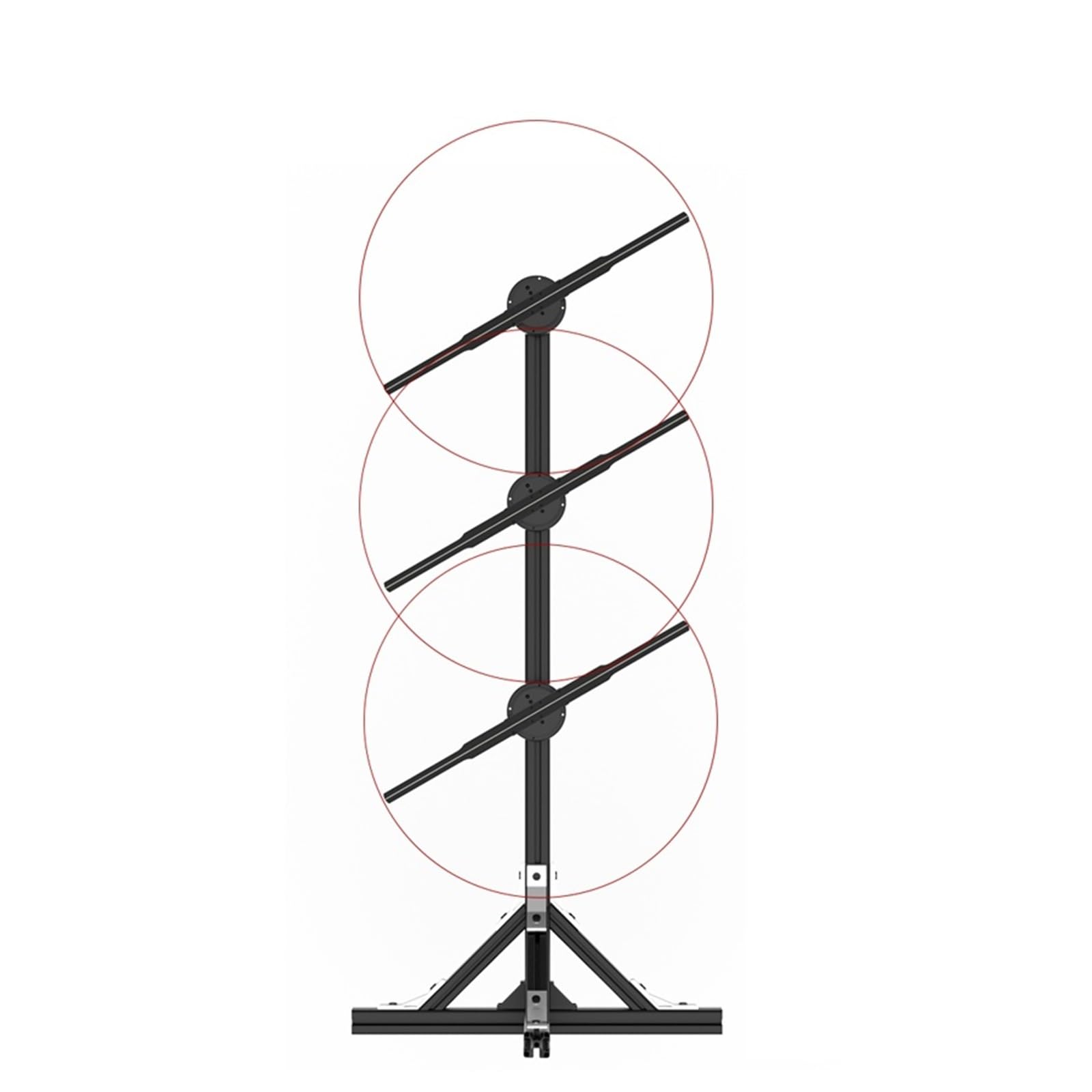 42-100CM 3D Hologram Fan Projector WiFi Display Advertising Logo Light Led Sign Holographic Lamp Three-Dimensional Projectors(45cm 3pcs Set)
