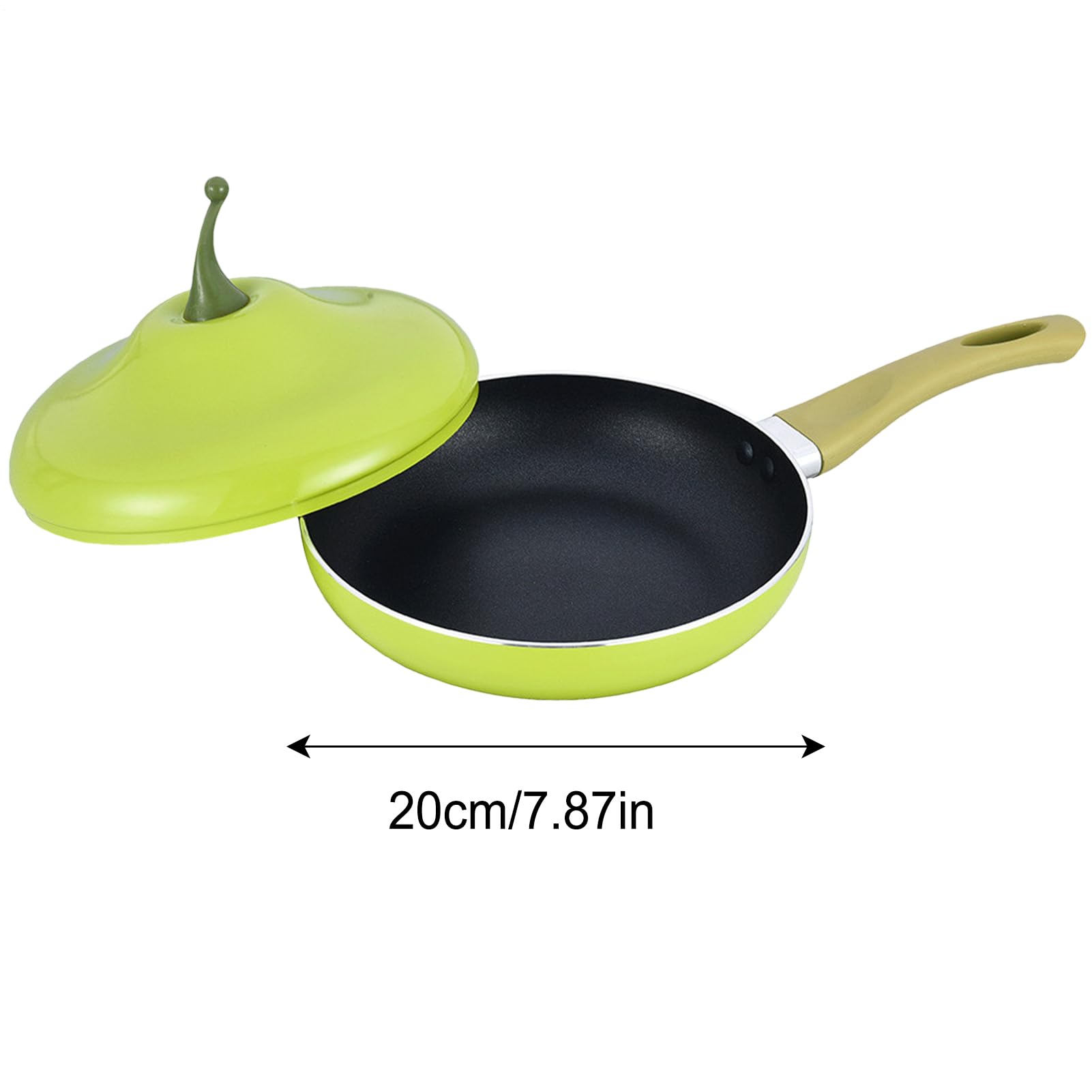 Pentola Per Sugo Con Coperchio Pratico E Multiuso Antiaderente A Forma Di | Pentola E Padella Adatte All'Induzione Ideale Per Pasta, Zuppa, Spaghetti, Uso In Cucina Domestica E Ristorante