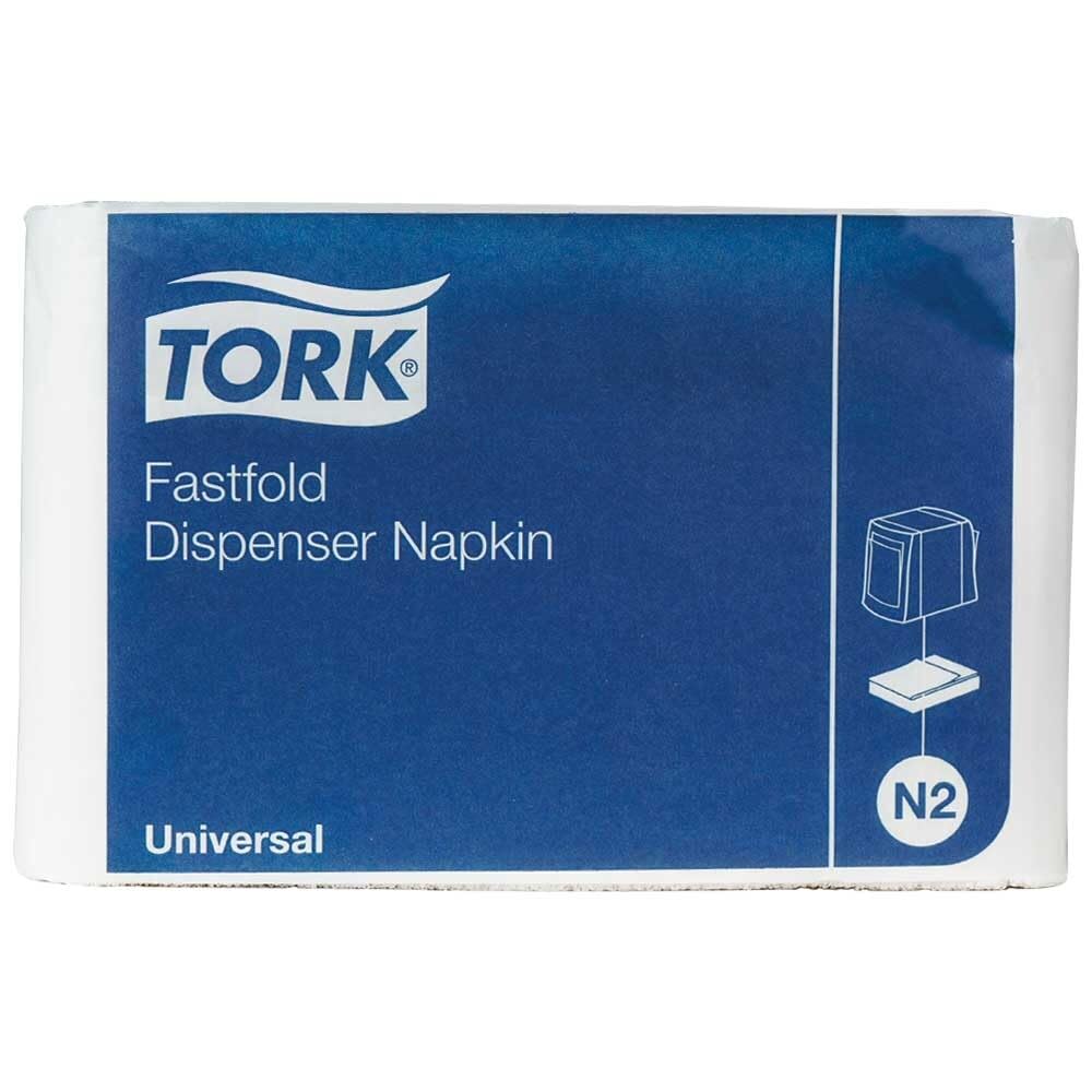 Tork N2 Fastfold Universal Tissue Servietten weiß 25 x 30 cm, 10800 Stück