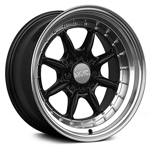 Amazon.com: XXR 002.5 15x8 4-100/4-4.5 +20 Black/ML : Automotive