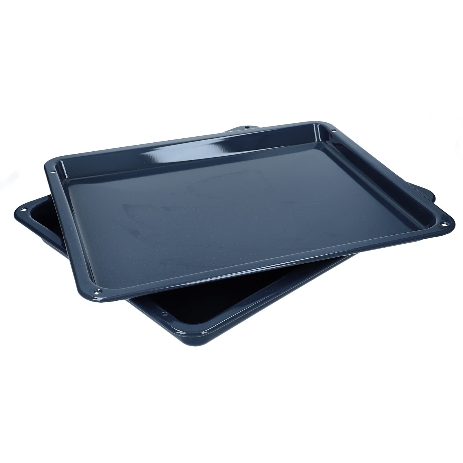Backblech Set 2 Stück 426x360 mm kompatibel mit AEG Electrolux Privileg Küppersbusch hoch und tief 3870287202 und 3870288200 für Backofen