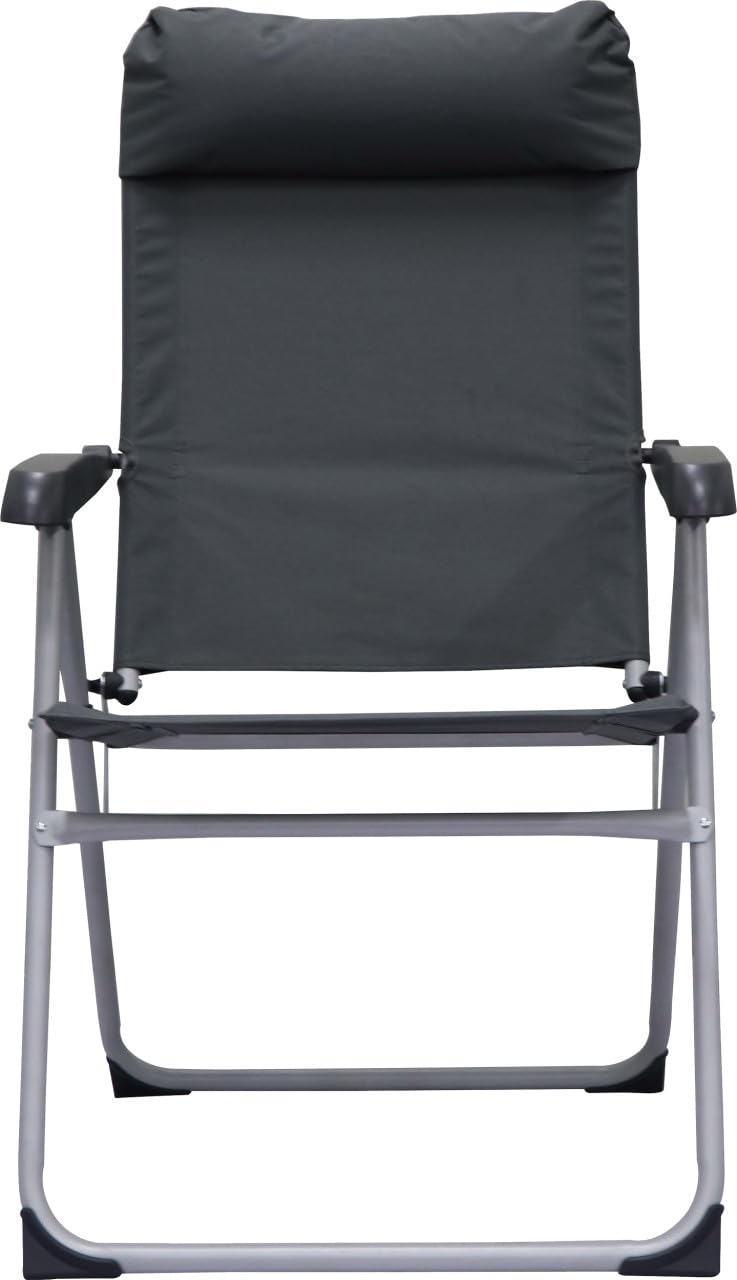 TrendLine Campingstuhl Schwarz Klappbar Klappstuhl Gartenstuhl Anglerstuhl Garten