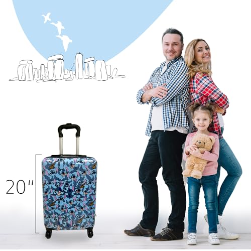 Fast Forward Bagagem do Homem-Aranha 50,8 cm com laterais rígidas Tween Spinner Mala de viagem com r