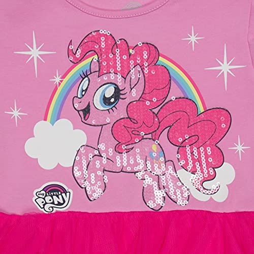 My Little Pony Dress - Pinkie Pie Sequin Party Dress for Little and Big Girls 4-163
