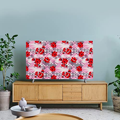 Image of Glassiano Marigold Dustproof Printed 39 inch LED TV Cover Screen Protector Compatible for All Models, Print 31