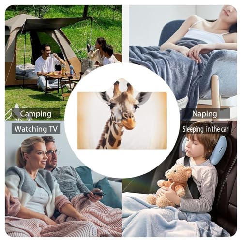 Couverture à capuche girafe mignonne, l'idée cadeau parfaite pour le canapé - 8