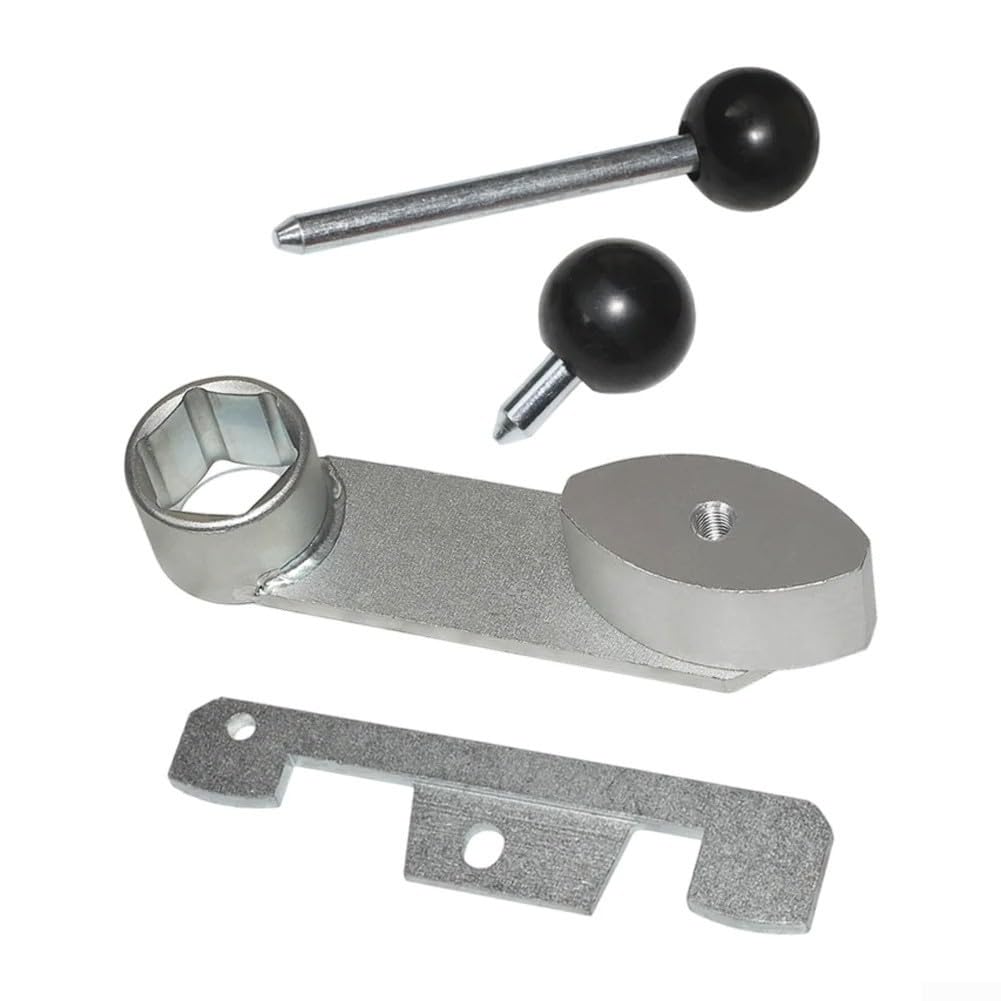 Kit di strumenti di controllo motore con strumento di bloccaggio albero a camme e kit di servizio catena dentata per veicoli Porsche, blu, 20,5 x 24,5 x 5 cm