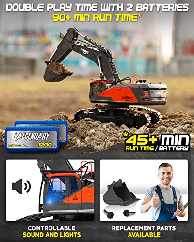 Laegendary LAEGENDARY730 Rc Excavator - Remote Control Excavator thumb #5