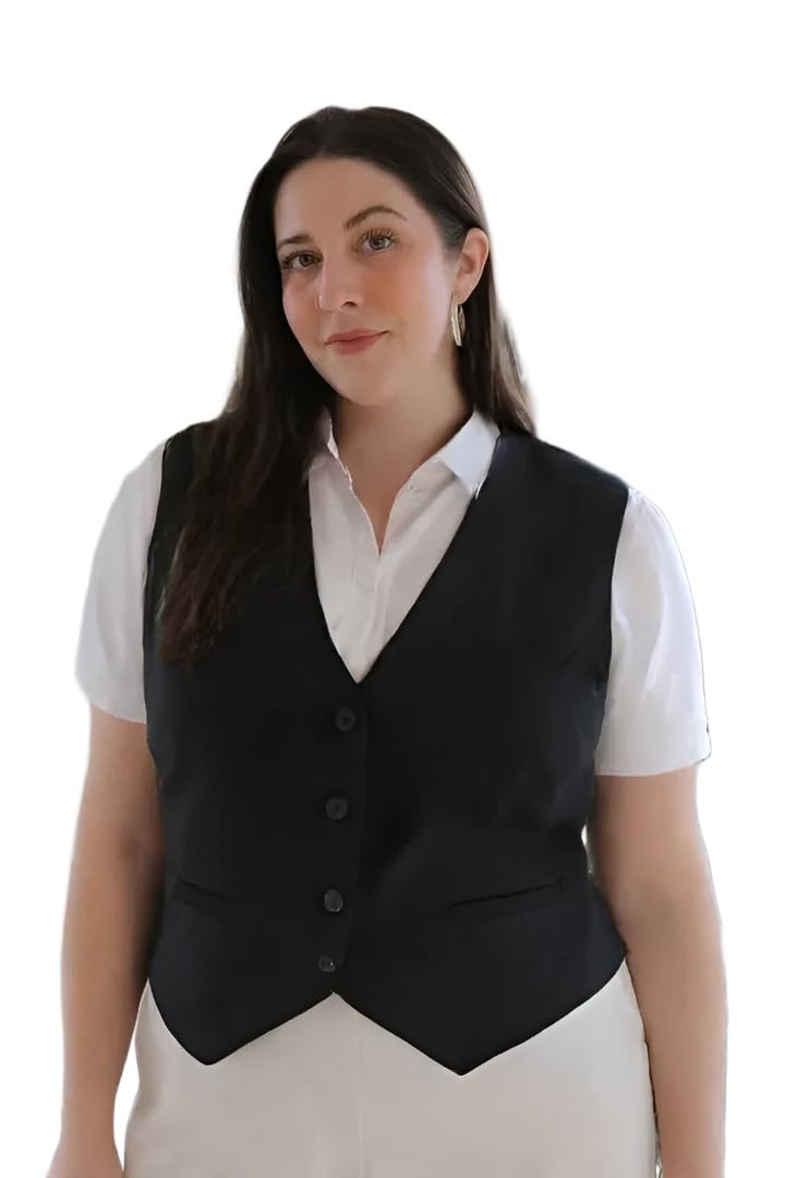 TIPTOP TRENDS Women's Black Waistcoat-Slim Fit Western Waistcoat for Women & Girls-picture-39