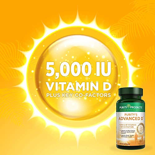 Purity Products Vegan Collagen Builder + Dr. Cannell's Advanced D Bundle Organic Fruits + Vegetables, Vitamin D3, K2 (Menaquinone Mk-7 Mk-4), Vitamin C, Lutein, Biotin - 30 Servings #TOP5