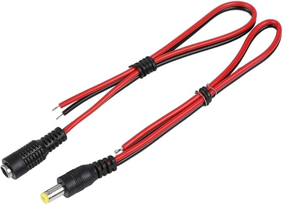 Sonew 12V 5 5x2 1mm 50Pcs Maschio 50Pcs Femmina Presa Corrente Jack Connettore Connettori Connettori per Cavi Sonew 12V 5 5x2 1mm 50Pcs Maschio 50Pcs Femmina Presa Corrente Jack Connettore Connettori Connettori per Cavi