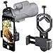 Starboosa Smartphone Telescope Adapter Camera Mount, Universal Phone Mount, Work with Telescope Spotting Scope Microscope Monocular Binocular - Fits iPhone, Samsung, HTC, LG and Smartphone