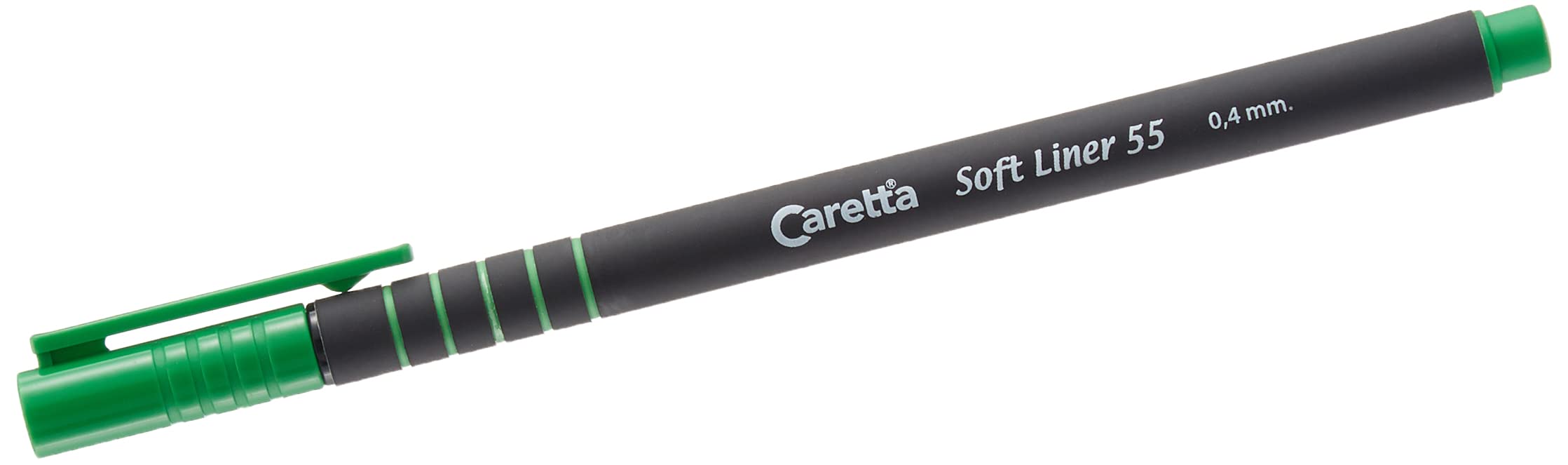 KEMERBURGAZ OFIS I SZKOŁA Caretta C-55-04-T Soft Liner 55 cienkopis 0,4 mm, końcówka, zielona, 0,4 mm,