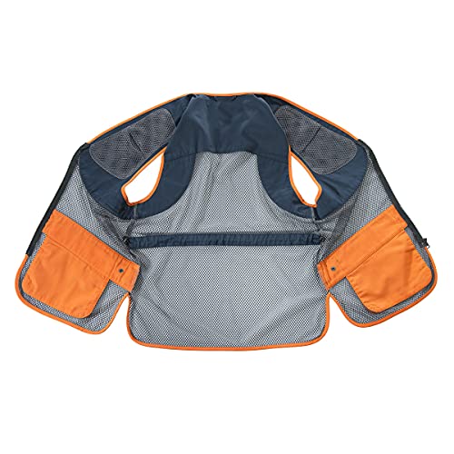 Image of Beretta Unisex Full Mesh Shooting Vest - Breathable Lightweight Competition Vest with Cartridge Pockets & Comfortable Fit | Breathable, lightweight apparel, with cartridge pockets, comfortable fit