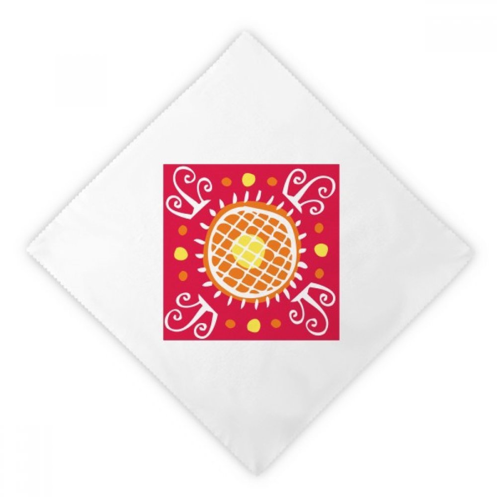 Serviettes en tissu Tournesol Mexique réutilisables 47cm lot de 2 pour décoration de table