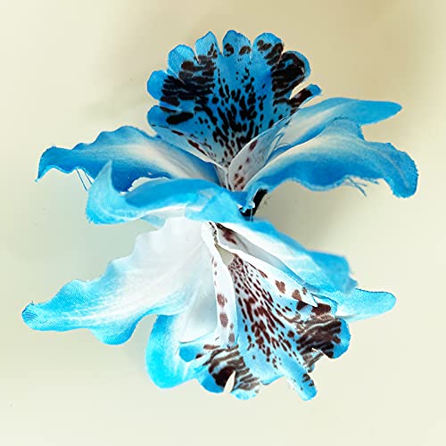 14 Pcs Orchid Plumeria Hair Clips Chiffon Flower Barrettes Multicolor Floral Women Bridal Headpiece Bohemian Hawaiian Luau Tropical Wedding Beach Party Decorations Cute Hairclip Hair Pins Accessories #TOP5