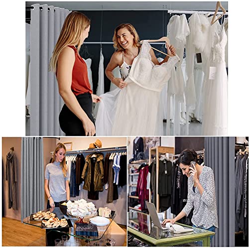 Provador móvel para Shopping Center Loja de Roupas Camarim Simples Canto Parede Linho Cortina de Tec