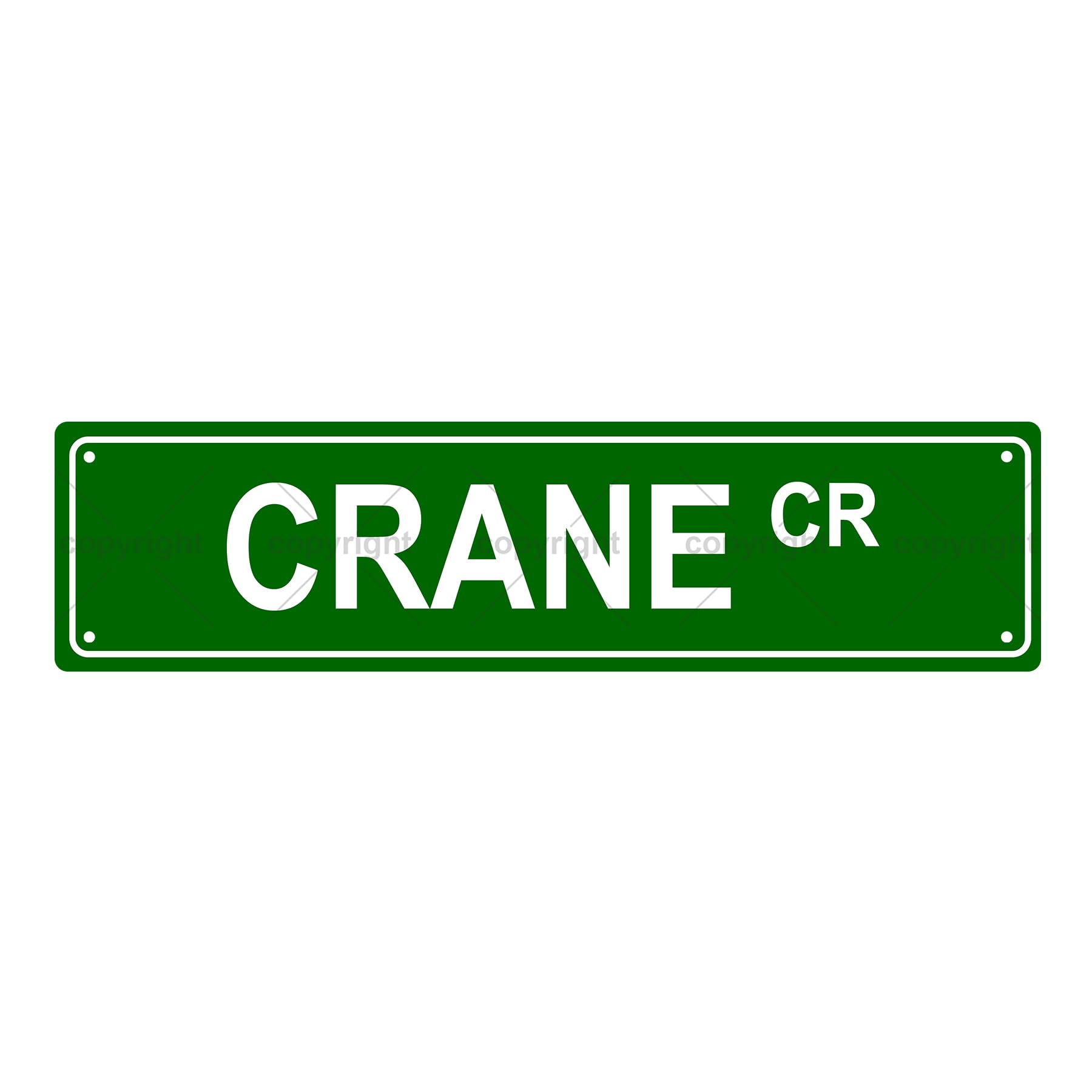 Crane Cr Animal Metal Tin Street Sign Bar Cafe Garage Cave Home Room Wall Bathroom Farmhouse Garden Porch Patio Decor,4x16 Inch
