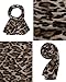ZGMYC Fashion Leopard Print Hijab Scarf for Women Soft Modal Instant Hijab Head Wraps Shawls Long Scarves Headscarf
