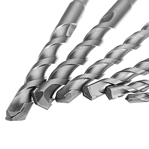 Set di 6 punte per trapano elettrico da 6 a 16 mm, punta in carburo da 160 mm, attacco SDS Plus