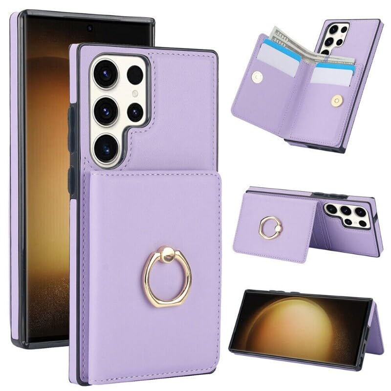 Étui pour Samsung Galaxy S25 Ultra idéal pour voyager léger avec porte-cartes