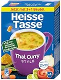 Heisse Tasse Thai-Curry mit Knusper-Croûtons 9er Pack (9 x 600 ml) – In nur 2 Minuten fertig – Der perfekte Suppen - Snack zum Entspannen