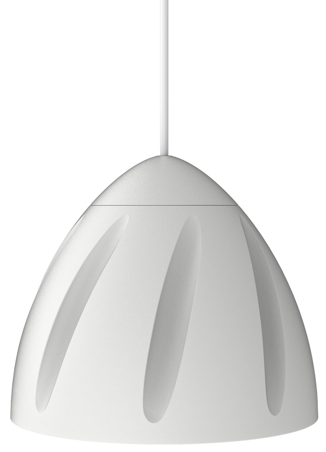 Audibax Drop 6 White - Enceinte Suspendue Passive - Puissance Réglable de 40W à 5W - Design Simple et Élégant - Enceinte Suspendue pour Plafond - Impédance en Ligne 100V