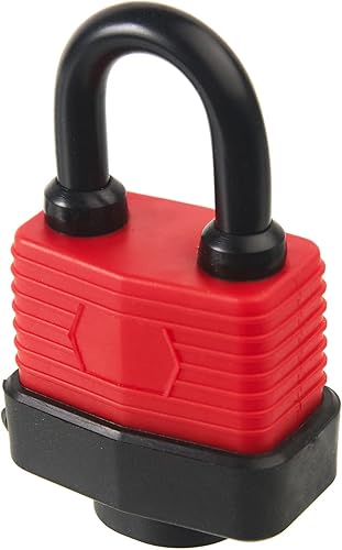 Miniatura 4 de Candados con llave de acero laminado cubierto resistente, cerraduras iguales con llave, candado impermeable para uso en exteriores, grillete de 1.4