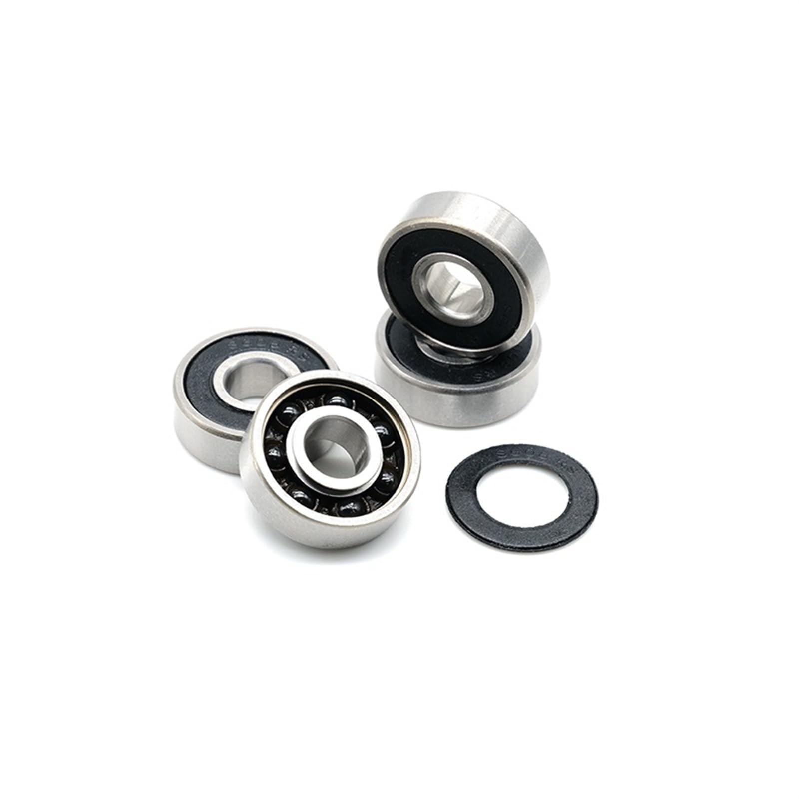 1 Uds S608 2RS 8x22x7 rodamiento de cerámica híbrido de acero inoxidable 8x22x7 Mm ABEC-7 rodamiento de bolas híbrido Si3N4