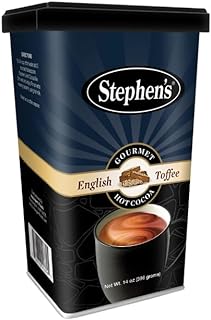 Stephen's Gourmet Hot Cocoa, English Toffee, 14 OZ (Pack of 1)