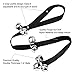 FOLKSMATE Dog Doorbells for Potty Training, 2 Pack Dog Door Bells with 7 Extra Loud Bells Adjustable for Dog Training, Housebreaking